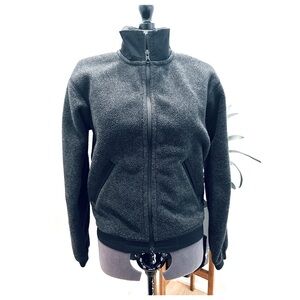 Women’s Reigning champ polar fleece zipUp jacket xs grey